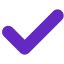Purple Email icons - Check